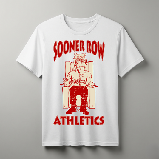 Sooner Row Full Body (Crimson) T-Shirt